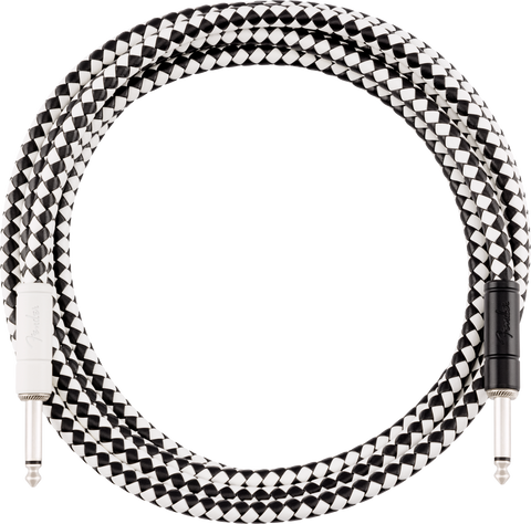 Fender Pro 10ft Instrument Cable, Checkerboard