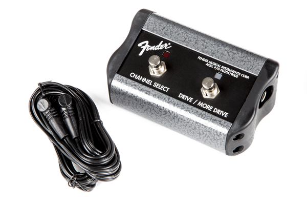 Fender  2-Button 3-Function Footswitch: Channel / Gain / More Gain with 1/4" Jack