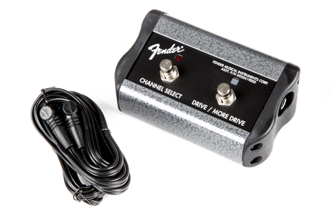 Fender  2-Button 3-Function Footswitch: Channel / Gain / More Gain with 1/4" Jack