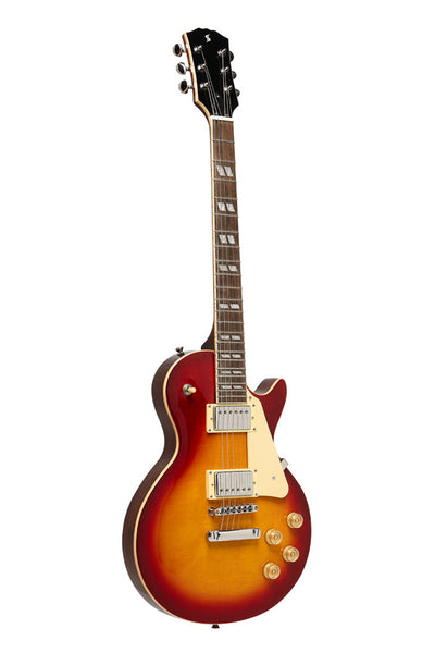 Stagg SEL-DLX Dark Cherry Burst