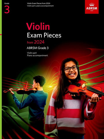 ABRSM Violin Exam Pieces from 2024 Grade 3 Score & Part