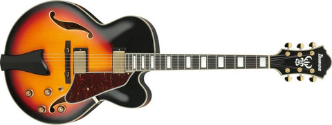 Ibanez AG95QA Dark Brown Sunburst