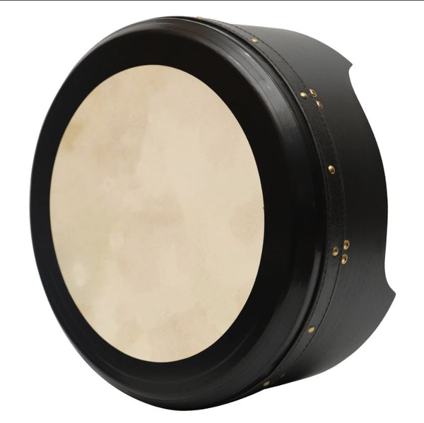 16"X6" EBONY BODHRAN TUNABLE T-BAR DEEP TUNE