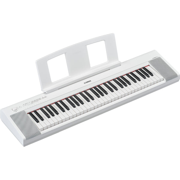 Yamaha NP15 (White) Piano Style Portable Keyboard