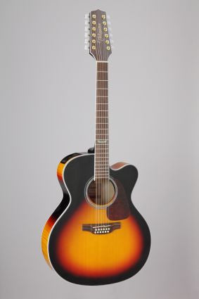 Takamine GJ72CE-BSB 12 String Jumbo Sunburst