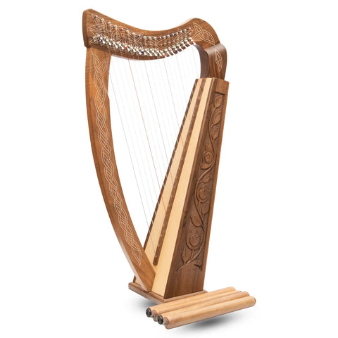 Boru 19 String Rosewood Harp & Bag