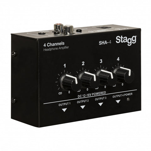 Stagg SHA-4 4 Channel Headphone Amplifier