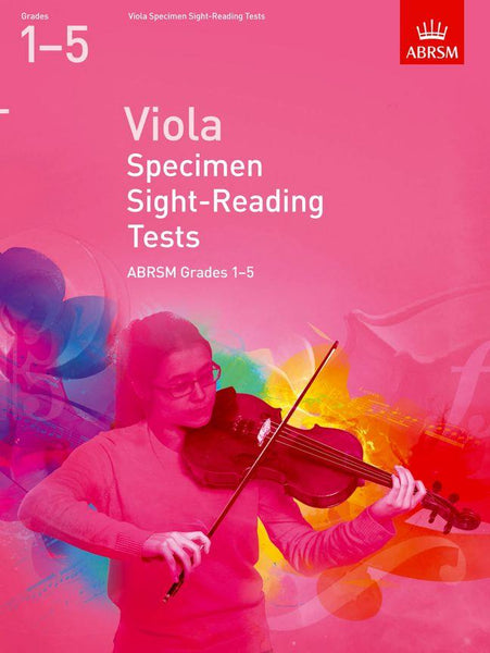 ABRSM Viola Specimen Sight-Reading Tests Grades 1-5 From 2012