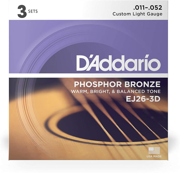 D'Addario EJ26 3 Pack
