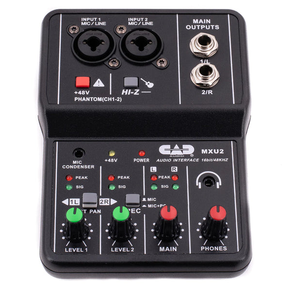 CAD 2 Channel Mixer with Phantom Power