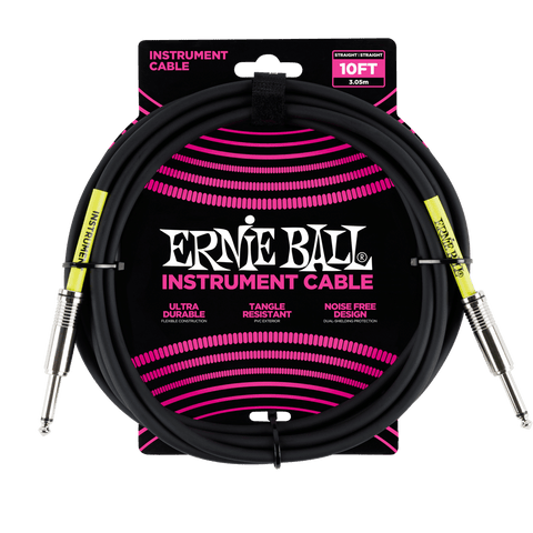 Ernie Ball 10ft Classic Cable Black SS