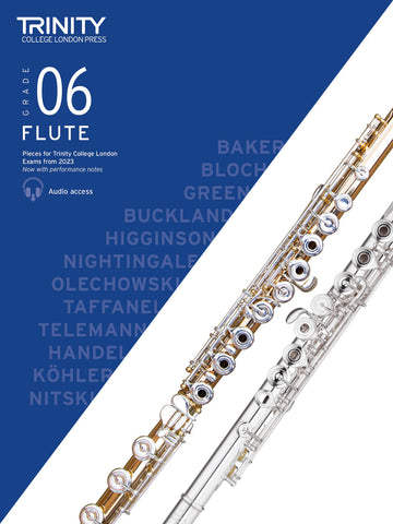 Flute Exam Pieces Grade 6 from 2023 Score & Part