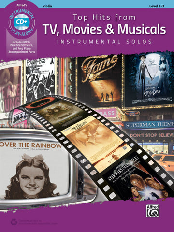 TOP HITS FROM TV, MOVIES & MUSICALS VIOLIN