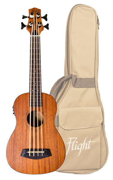 FLIGHT DUBS ELECTRO-ACOUSTIC BASS UKULELE