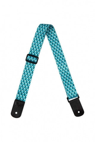 POLYESTER UKULELE STRAP TRAIL BLUE