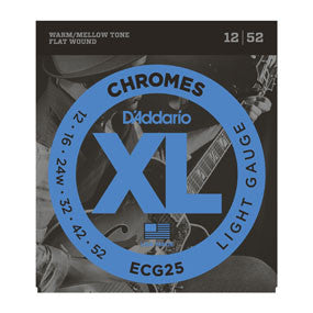 D'addario ECG25 Chromes Flat Wound Light Strings