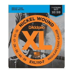 D'addario EXL110-7 7-String Regular Light Strings