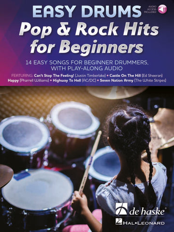 EASY DRUMS POP & ROCK HITS FOR BEGINNERS
