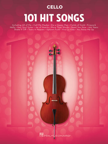 101 HIT SONGS CELLO