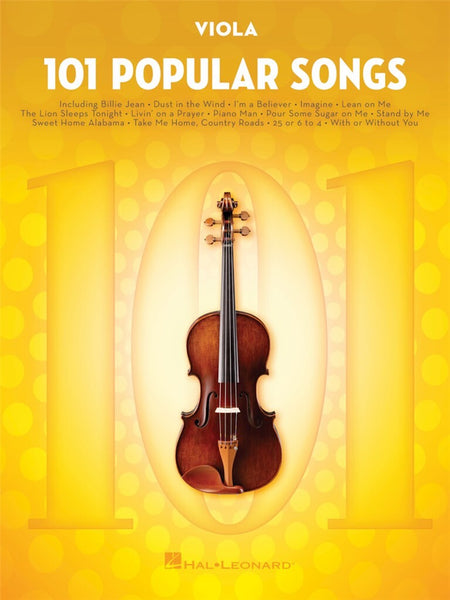 101 POPULAR SONGS VIOLA