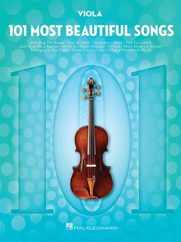 101 MOST BEAUTIFUL SONGS VIOLA