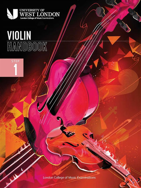 LONDON COLLEGE MUSIC LCM VIOLIN HANDBOOK 2021 STEP 1