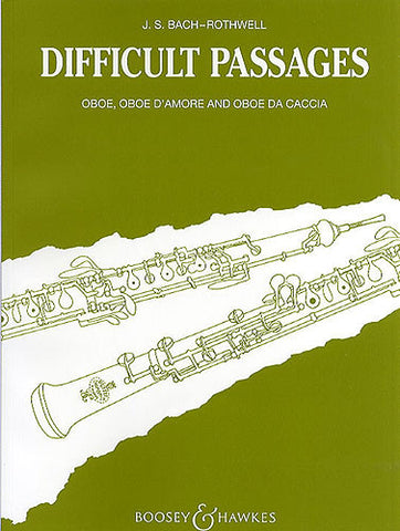 J.S. Bach: Difficult Passages For Oboe