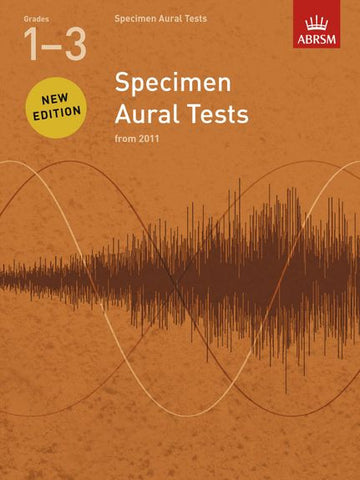 ABRSM Specimen Aural Tests Grades 1-3