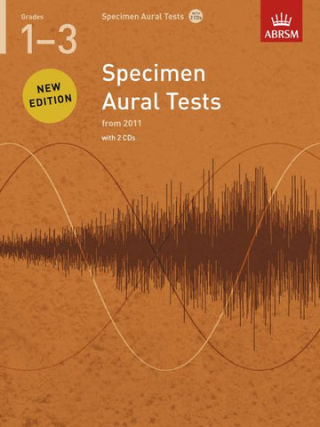 ABRSM Specimen Aural Tests Grades 1-3 with 2 CDs