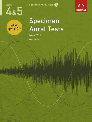 ABRSM Specimen Aural Tests Grades 4-5 with 2 CDs