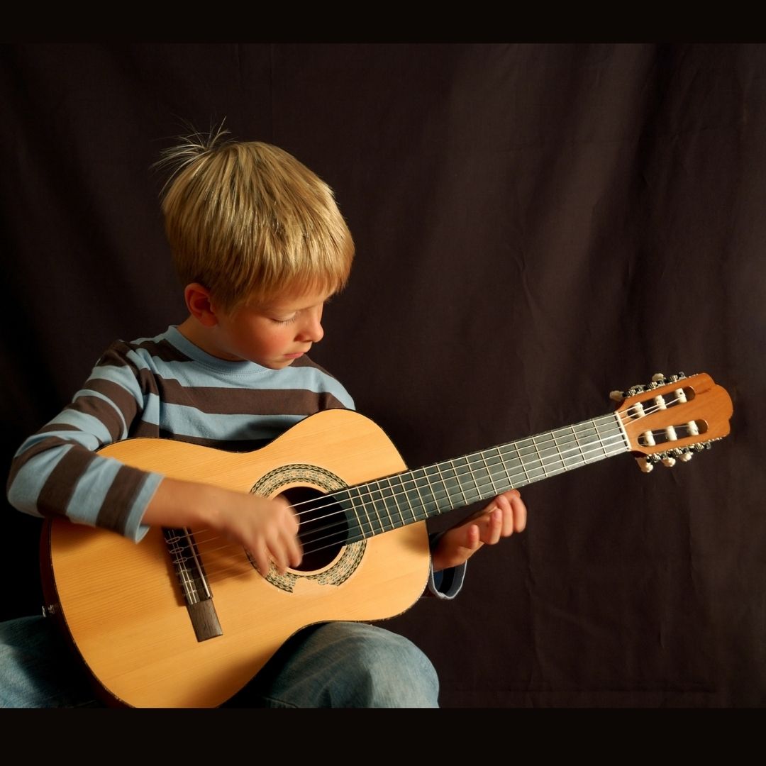 Buying a guitar for a child.