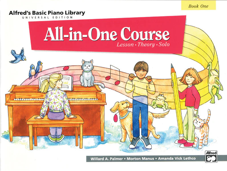 Alfred's Basic All-in-One Course Universal Edition, Book 1: Piano Book
