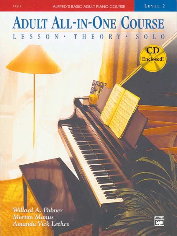 Alfred's Basic Adult All-in-One Course, Book 2: Piano Book