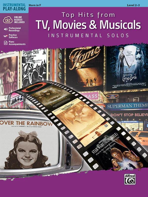 Top Hits from TV, Movies & Musicals Instrumental Solos: Horn in F