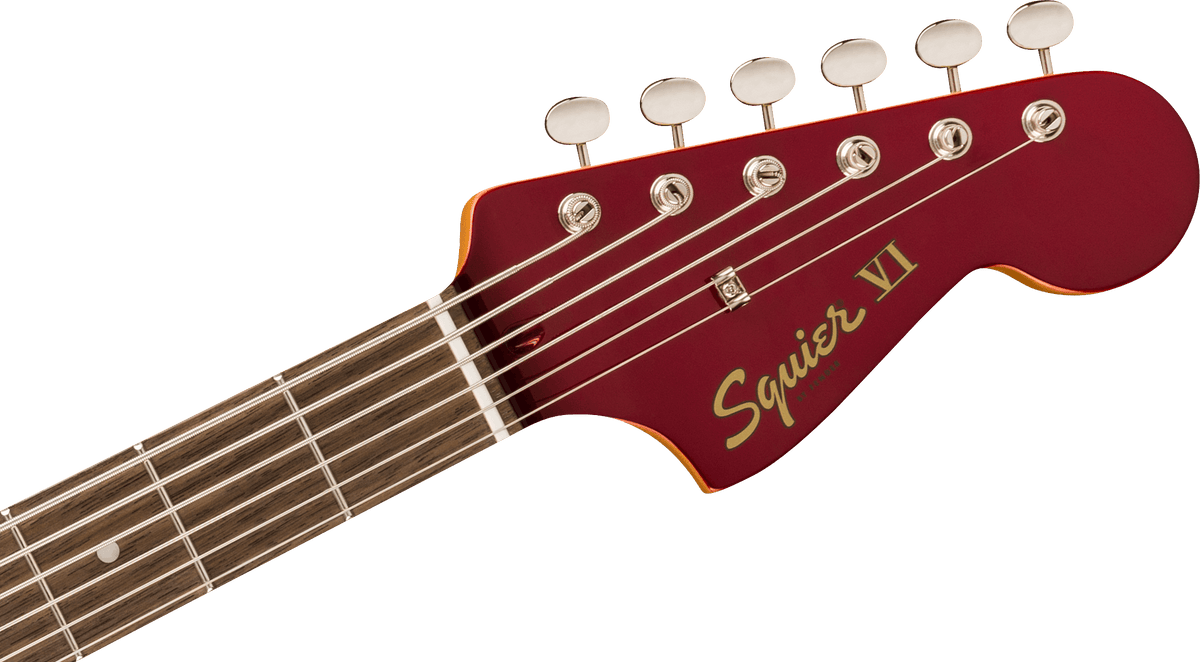 Squier Classic Vibe Bass VI FSR Red