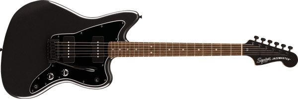 Squier  FSR Affinity Series Jazzmaster Black Hardware, Matching Headstock, Metallic Black