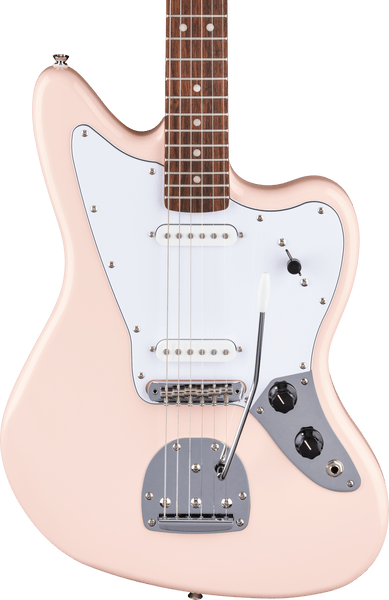 Squier FSR Affinity Series Jaguar Matching Headstock, Shell Pink