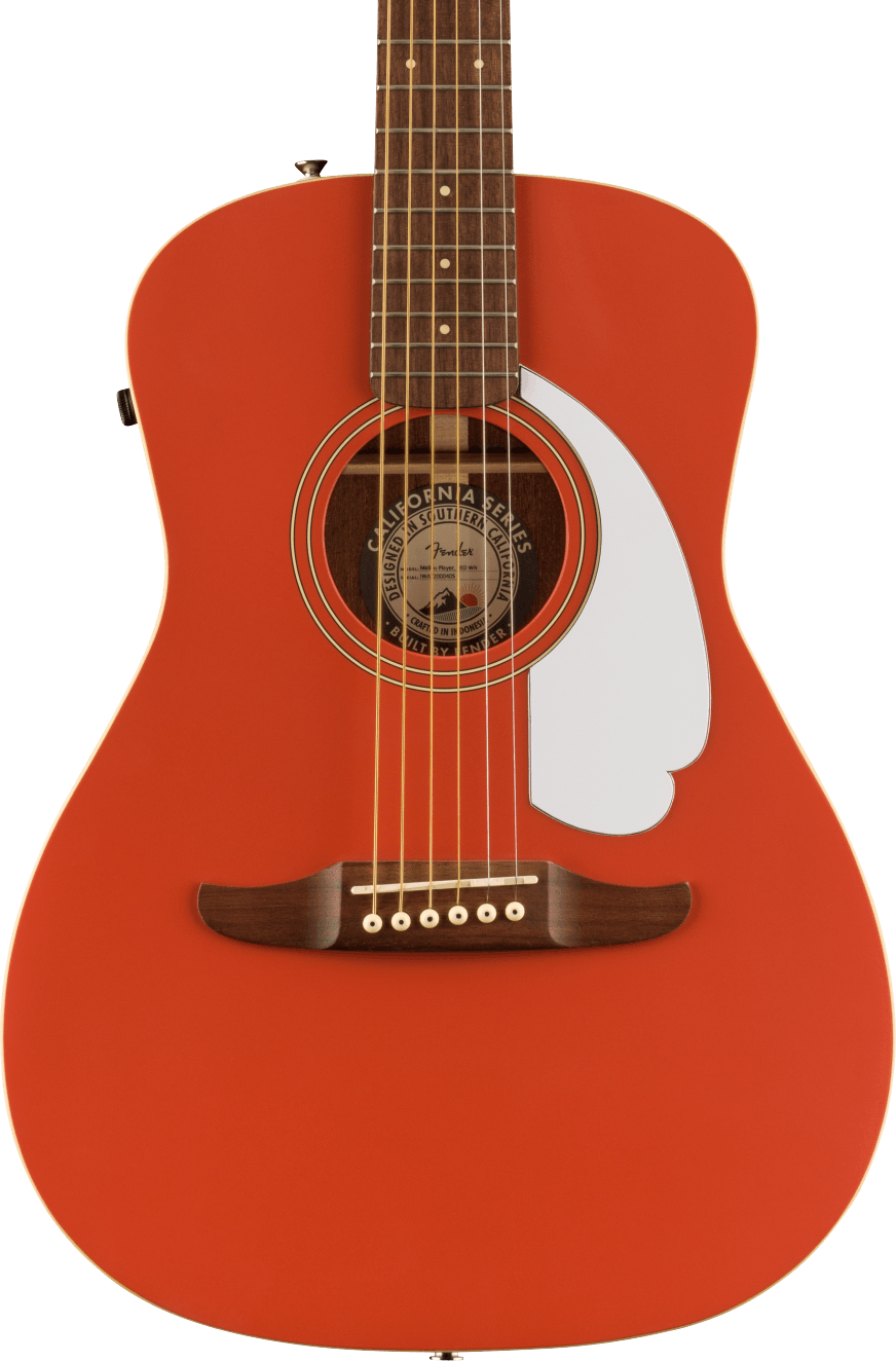 Fender Malibu Player Fiesta Red