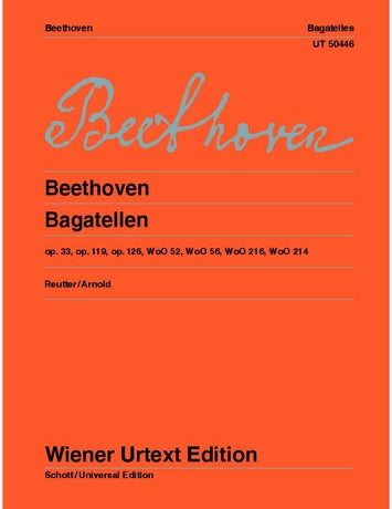 Beethoven: Complete Bagatelles for piano