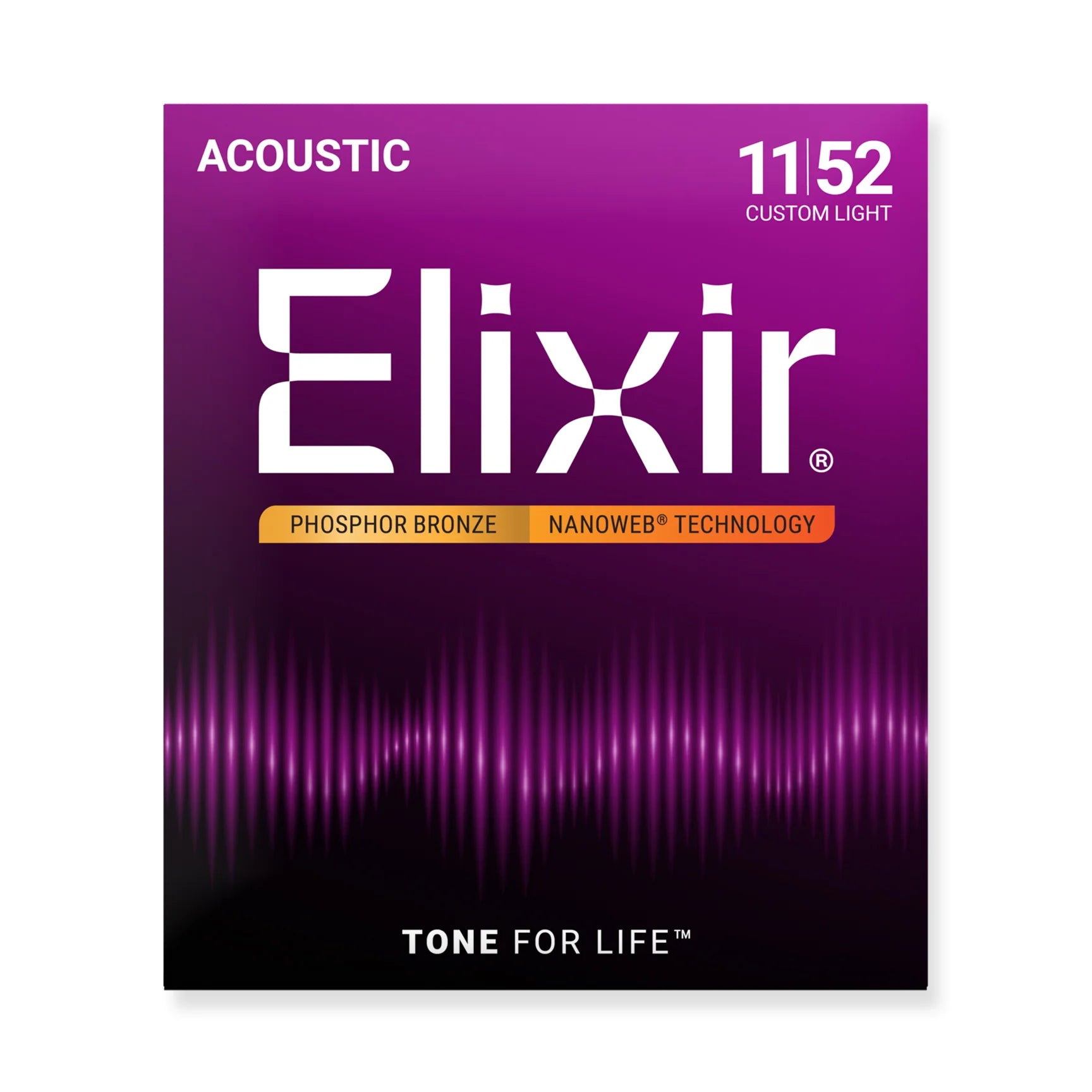 Elixir Nanoweb PB Custom Light Acoustic Strings