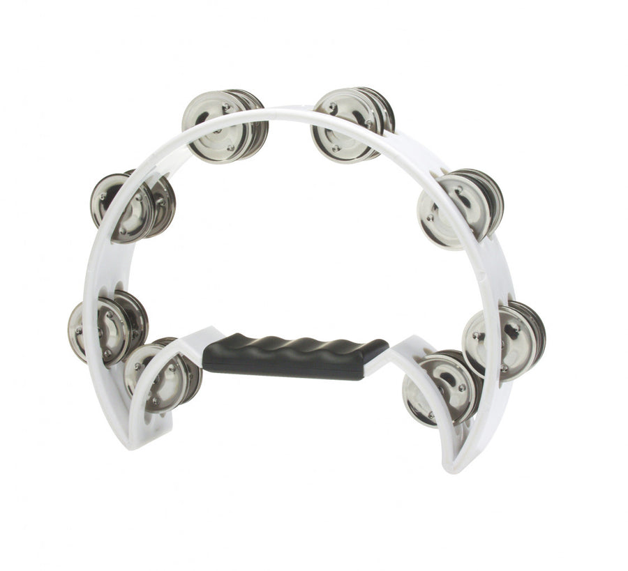 Stagg Halfmoon Tambourine White