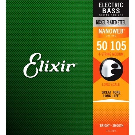 Elixir - NANOWEB Coating - Bass 50 - 105