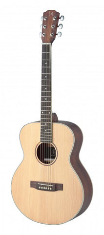 J.N ASY-A MINI Left Handed Acoustic Guitar