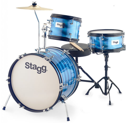 Stagg Junior 3 Piece Drumkit Blue