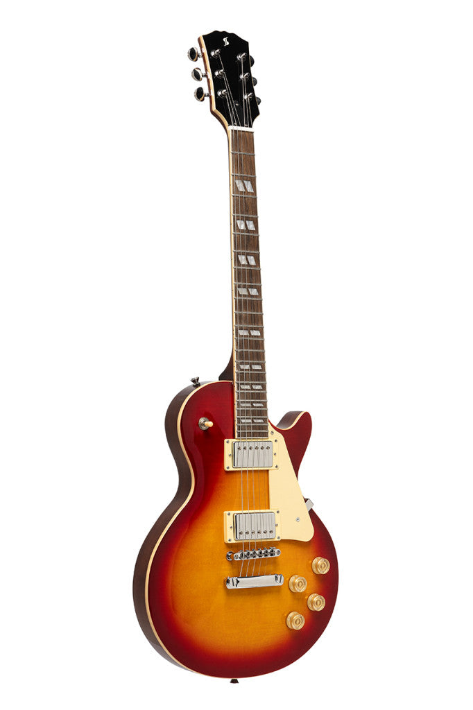 Stagg SEL-DLX Dark Cherry Burst