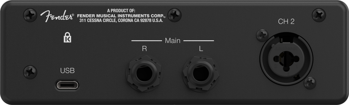 Fender® Quantum LT 2 USB-C Audio Interface