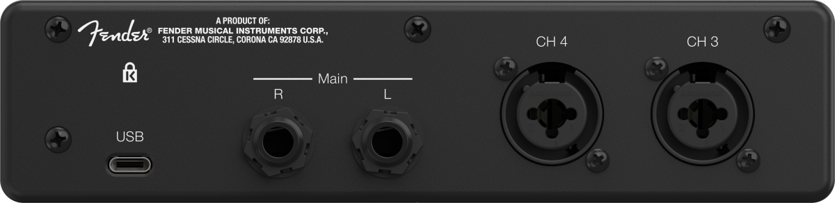Fender®   Quantum LT 4 USB-C Audio Interface