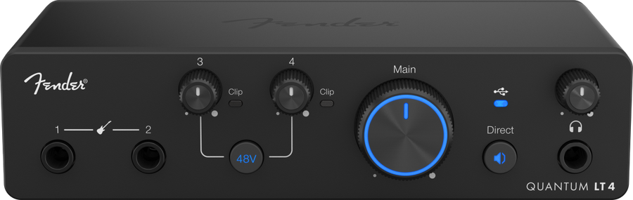 Fender®   Quantum LT 4 USB-C Audio Interface
