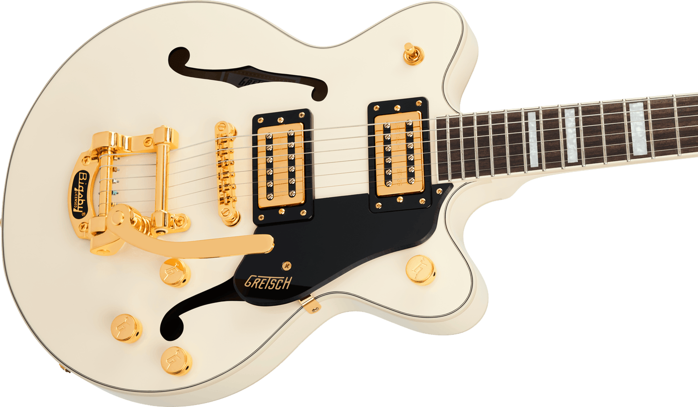 Gretsch  G2655TG Streamliner™ Center Block Jr. Double-Cut with Bigsby Vintage White
