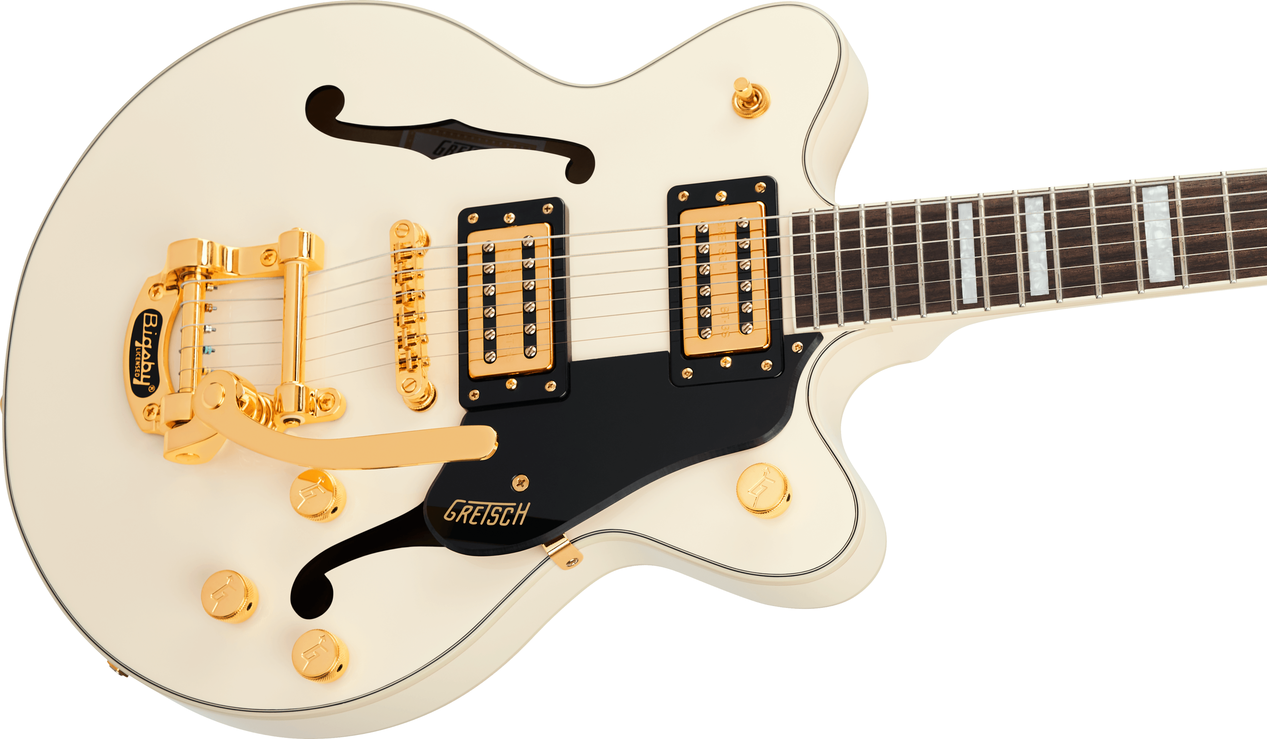Gretsch  G2655TG Streamliner™ Center Block Jr. Double-Cut with Bigsby Vintage White